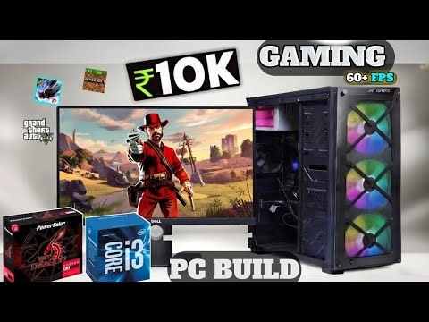 ₹10K Gaming PC Build + GPU Added 🔥 | Gaming Test