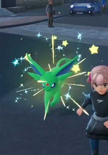 Shiny Alpha Espeon in a FRIEND Ball in Pokémon Legends Z-A