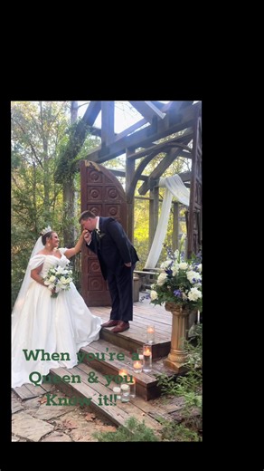 Tamara & Logan!! #bride #wedding #secretgarden #gardenwedding #weddingtiktok