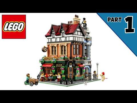 LEGO Tudor Corner #10350 Casual Slow Build, Part 1 (Bag 3 of 20)