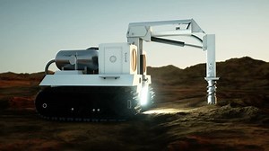 clip-22586047-space-drill-machine-on-alien-planet-mars