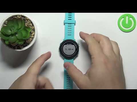 How to Change Time on GARMIN Forerunner 55 - Set Up Time