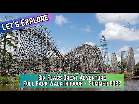 Exploring Six Flags Great Adventure: A Day of Fun and Adventure - Full Walkthrough