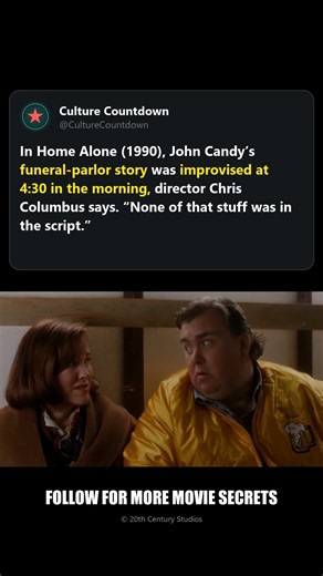 John Candy Improvised This Home Alone Scene at 4:30 AM 🎬 #HomeAlone