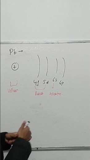 Inert pair effect explained | p block element | #chemistry #inertpaireffect #shorts