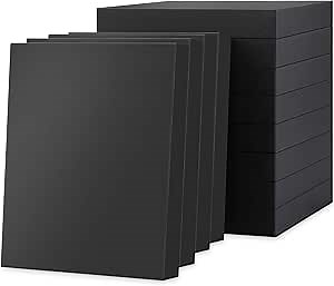 JINMING 12 Gift Boxes with Lids 11x8.5x1.5 Inches for Clothes, Black Gift Boxes, Apparel Boxes for Mother's Day, Father's Day and All Occasion