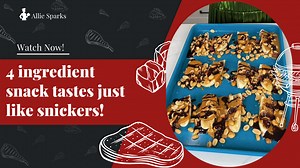 4 ingredient snack tastes just like snickers!