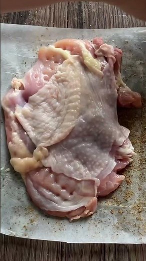 CHICKEN IN PARCHMENT PAPER / fried chicken without oil #recipe #chicken #friedchicken #dietfood