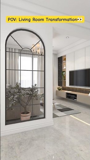 Smart Living Room Design That Changes Everything🏡 #interiordesign #livingroom #spacesaving