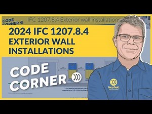 2024 IFC 1207.8.4 Exterior Wall Installations