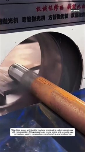Amazing Pipe End Forming Machine | Satisfying Metal Processing Technology