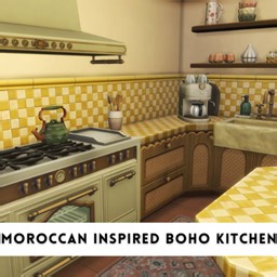 Moroccan Inspired Boho Kitchen