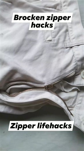 17K views · 178 reactions | Brocken zipper hacks zipper lifehacks #hacks #LifeHacks #zipper #ZipperRepair #tips #Ideas #DIY #tutorials | Marvin Lorenzo | Facebook