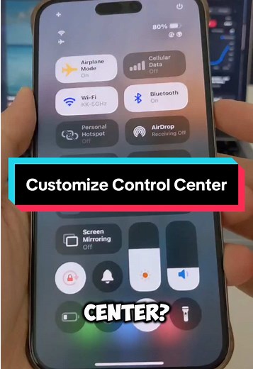 Customize Your iPhone Control Center Easily