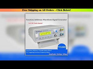 Digital DDS Function Generator Dual-channel 12Bits 250MSa/s Sine Wave 24MHz Arbitrary