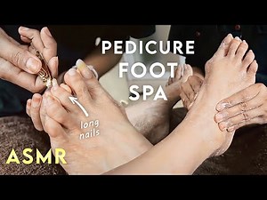 ASMR Pedicure | Enjoy the Relaxing Foot Spa - Nail Trim, Dead Skin Scrub, Massage