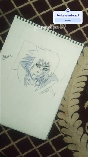 Sasuke sketch from Naruto Shippuden 30 Day 30 anime drawing challenge me count nhi hogi