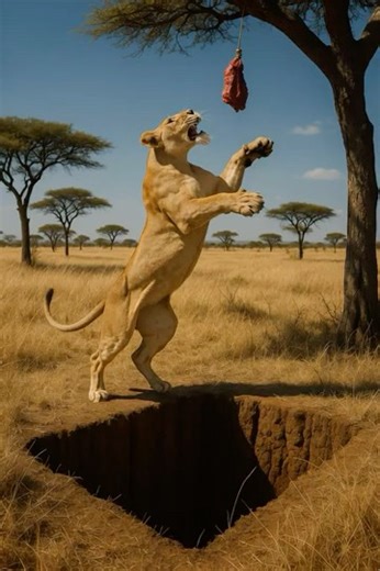 Can the Cheetah Bite the Meat?! 🐆🍖😲 | Suspenseful AI Short