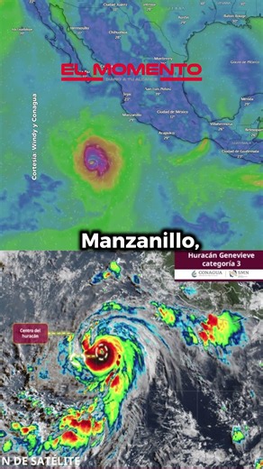 Genevieve strengthens! Now a Category 3 hurricane