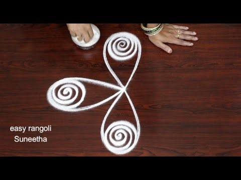 Trendy New Year Rangoli designs🌸Simple New Year muggulu🌸easy New Year kolam 2026🌸easy rangoli