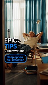 Can’t shake off that tired feeling? It might be sleep apnea. Check with Sleep apnea risk detection on the # GalaxyWatch7 without needing any subscription plan 😴 #GalaxyAI #EpicTips #Samsung | Samsung