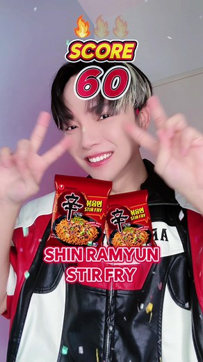 Finished a whole pack!! 🥵 Shin Ramyun Stir Fry is so addictiveee just like this filter, I cant help myself but to eat more! Try it now!! #Shinramyun #Shinramyunstirfry