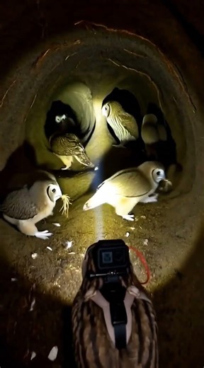 Juvenile Burrowing Owl POV: Explore an Underground Nest Like Never Before!
