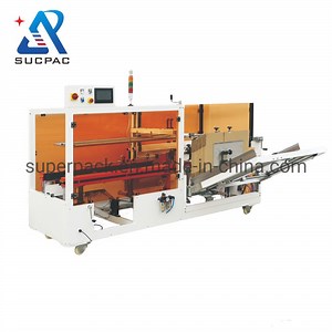 [Hot Item] High Quality Automatic Box Opening Taping Bottom Carton Box Erector Making Machine