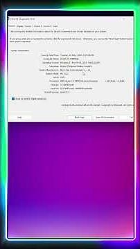 How to Open & Check DXDIAG on Windows 11 in 2026 – Check Your PC Specs in 30 Seconds! ⚡💻 #techtips