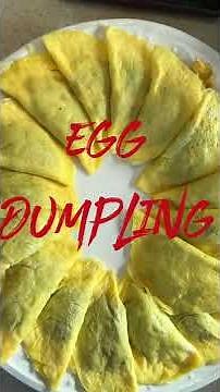 Making Egg Dumplings!!
