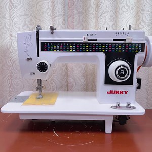 Jukky JH307 High Speed Steel Domestic Chain Stitch Multifunctional Household Sewing Machine for Wig Making Garment Mesin Jahit