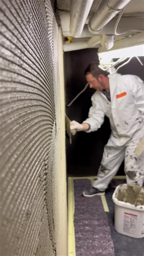 ISOTEC-Innenabdichtung gegen seitlich eindringende Nässe❌💧 Ausschnitte aller Arbeitsschritte🎥👨‍🔧 #isotecmorscheck #abdichtungstechnik #innenabdichtung