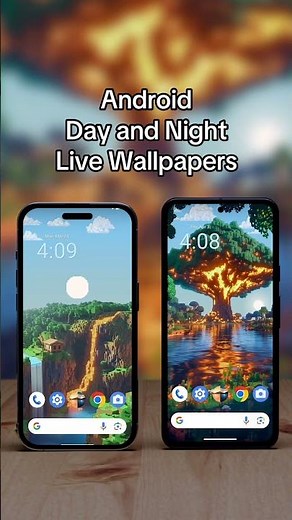 Battery saving live wallpapers with day and night cycles, realtime weather, sunsets and sunrises.