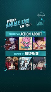 Tell us which type of anime fan you are and we’ll give you the watchlist you deserve. All of these and more are available now on #DisneyPlusPH. | Disney PH