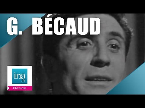Gilbert Bécaud "Quand il est mort le poète" (live officiel) | Archive INA