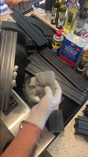 Best HO Slot car track cleaning method #slotcars