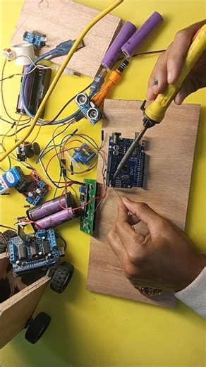 Diy Robotic project 🔥 💯 #shorts