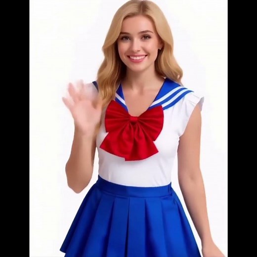 Sailor Anime Outfit School Uniform