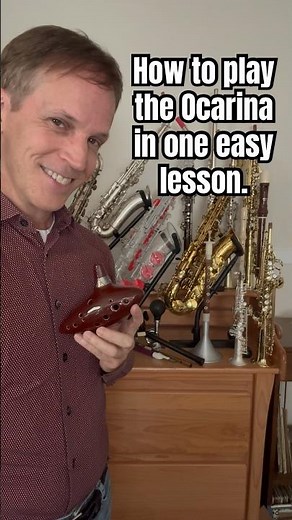 How to play the #ocarina in one easy lesson. #ocarinaoftime #ocarinatutorial #ocarinacover