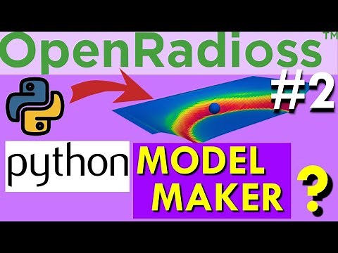 Fastest FEM Model Ever! Python script [Open Radioss #2]