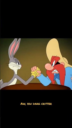 Bugs Bunny vs. Yosemite Sam: The Most Intense Arm Wrestling Match Ever! 🐰💪