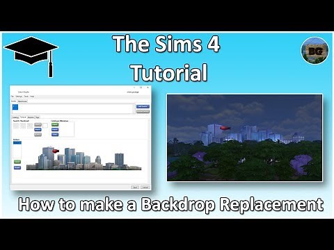 The Sims 4 Tutorial: How to make a Backdrop Replacement
