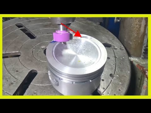 pegan los pistones en las válvulas hacer la muesca en los pistones