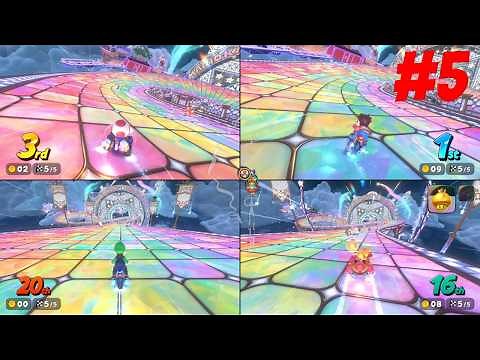 Mario Kart World 4-Player Split Screen Local Co-Op Nintendo Switch 2! - Special Cup (Rainbow Road)