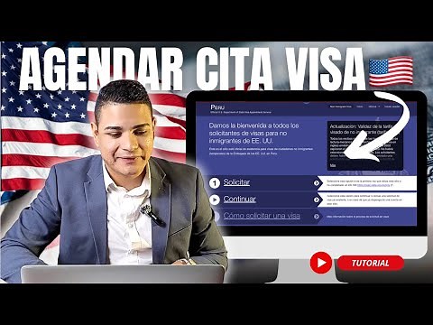 Como AGENDAR CITA para RENOVAR o sacar VISA AMERICANA 🇺🇸