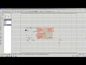 Simulation CCS compiler in Proteus. Example Blink LED