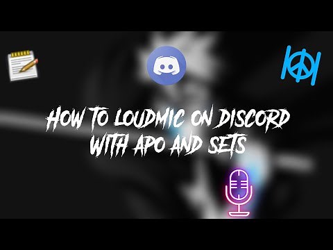 HOW TO LOUD MIC ON DISCORD WITH EQUALIZER APO + SETS (DISCORD PACKING)