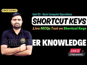 Live MCQs Test on Shortcut Keys Part 2