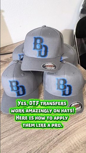 Here is the ultimate guide on how to apply DTF transfers to hats like a pro!