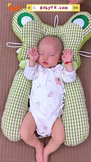 Baby Sleep Positioner Pillow: Stop Startle Wakes & Support Healthy Head Shape #BabyCare